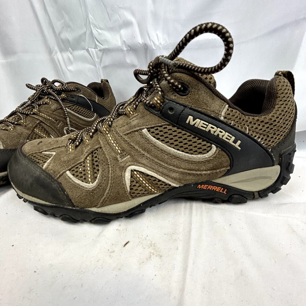 SKU 2075 Merrell Men's Size 11 Sneakers Tan Black Air Cushion J148528C - Picture 6 of 15